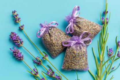 Lavendel Geurzakjes – 10 Organza Zakjes à 6gram 100% Natuurlijk