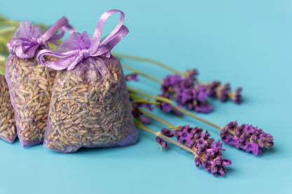 Lavendel Geurzakjes – 10 Organza Zakjes à 6gram 100% Natuurlijk