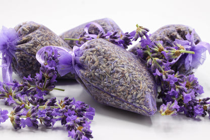 Lavendel Geurzakjes – 10 Organza Zakjes à 6gram 100% Natuurlijk