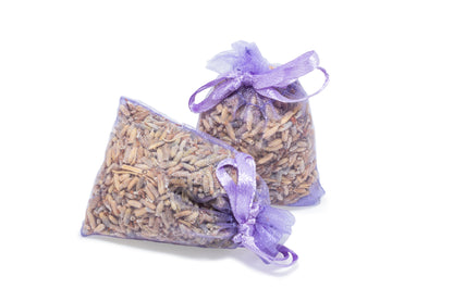 Lavendel Geurzakjes – 10 Organza Zakjes à 6gram 100% Natuurlijk