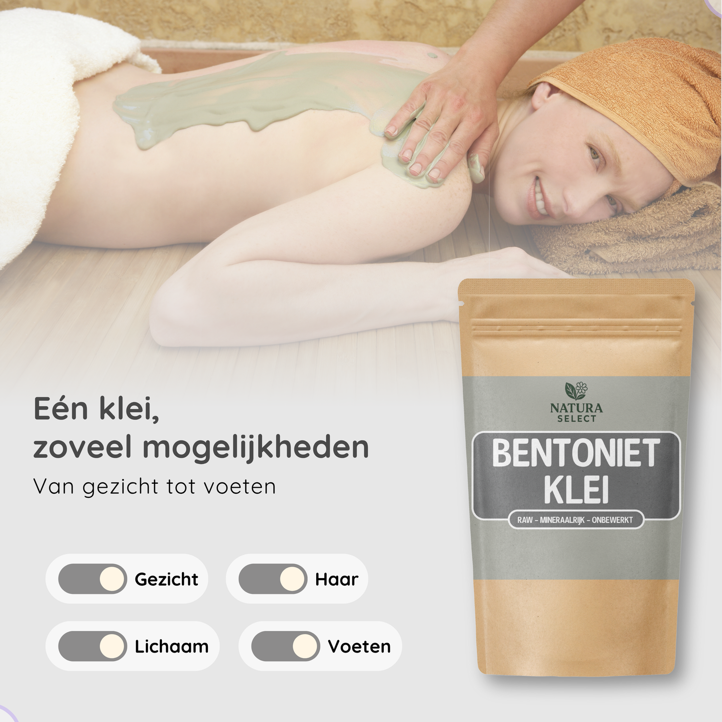 Bentoniet Klei – 100% Natuurlijk & Cosmetisch