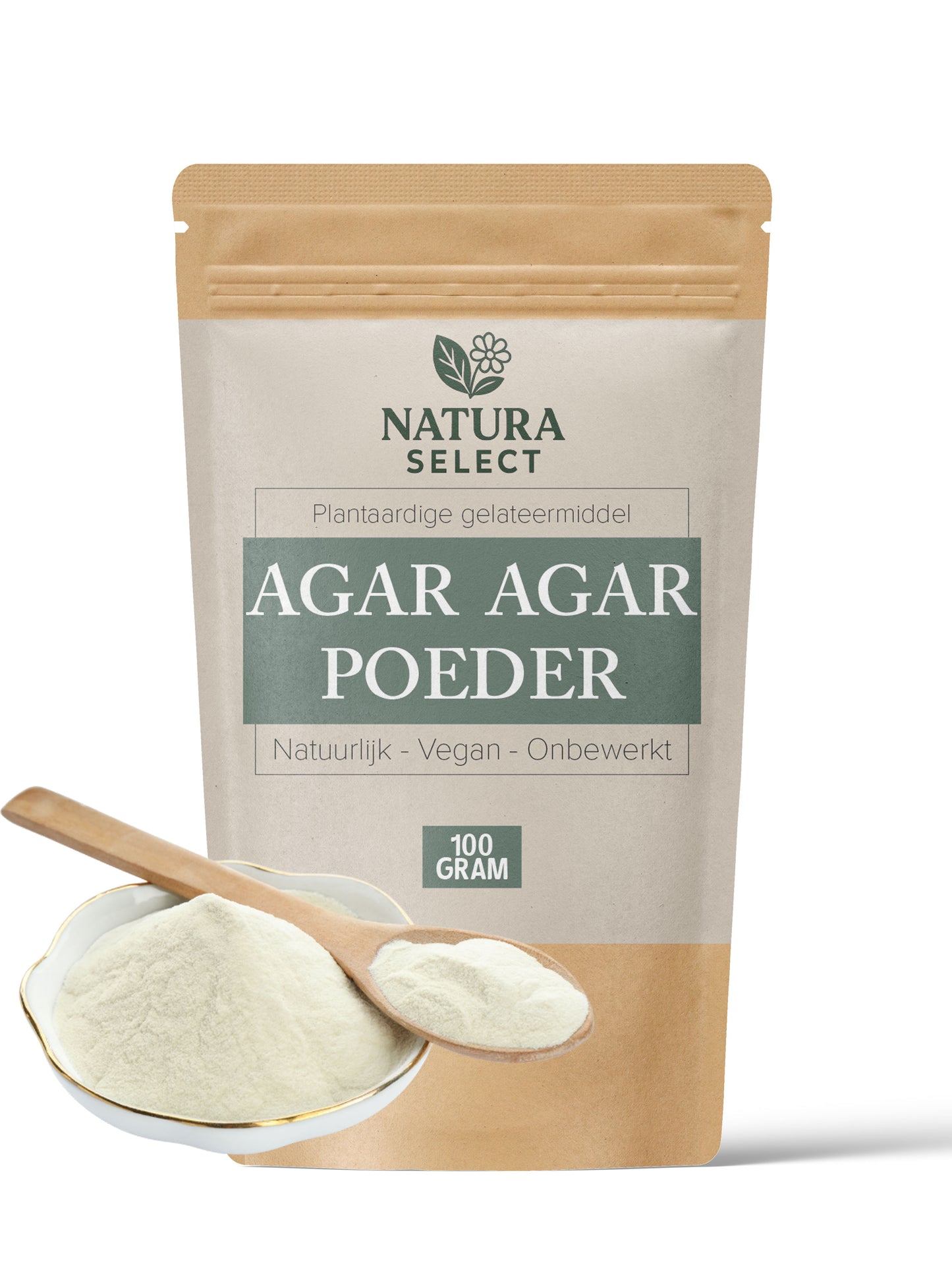 Agar Agar Poeder – Food Grade Plantaardig Geleermiddel