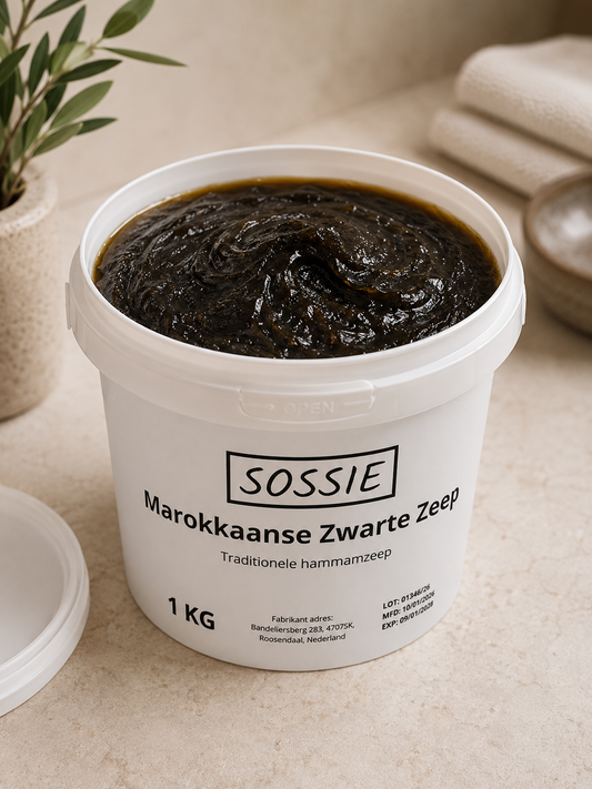 Marokkaanse Zwarte Zeep 1 KG – Traditionele Savon Noir uit Marokko